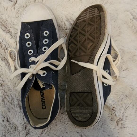 CONVERSE ALL STAR BLACK LOW TOP SIZE 8 - Picture 3 of 9